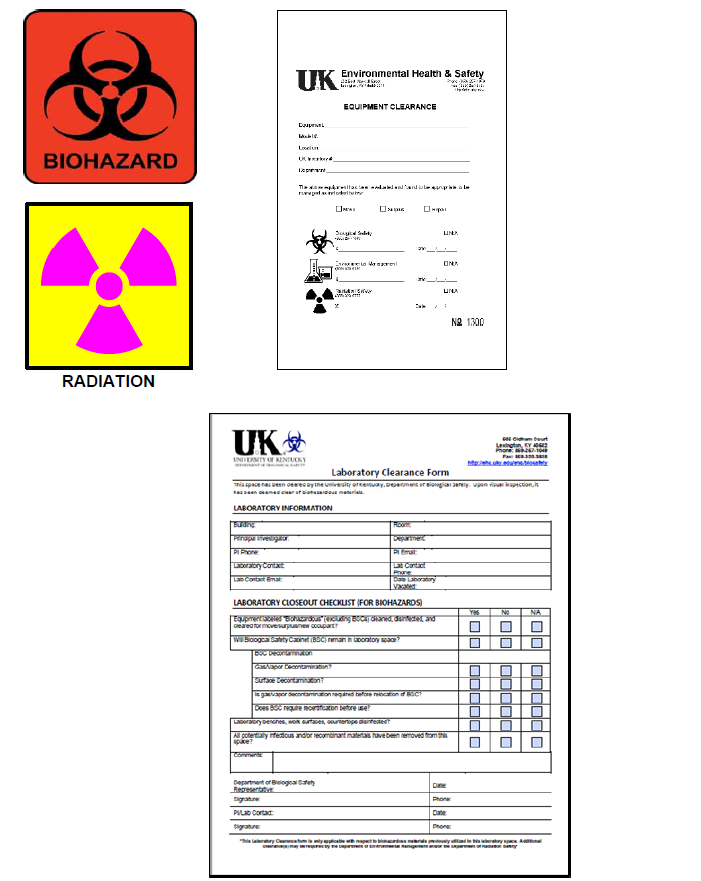 laboratory clearance form image