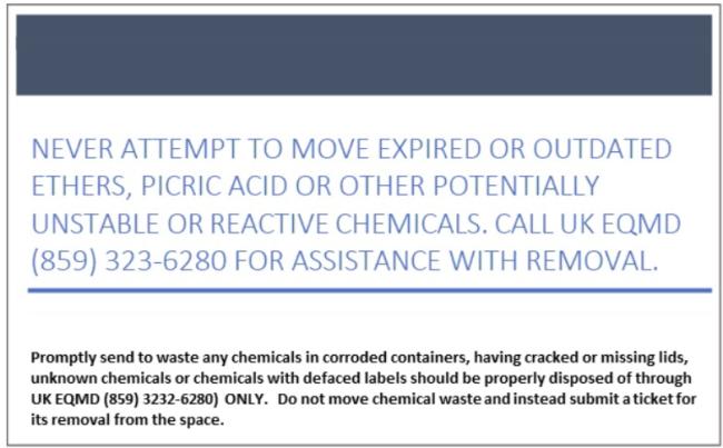 eqmd chemical removal