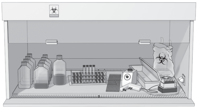 Biosafety Cabinet Clean-to-Dirty