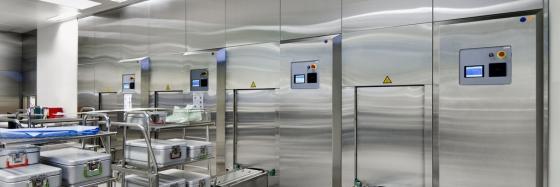 Room with several autoclaves